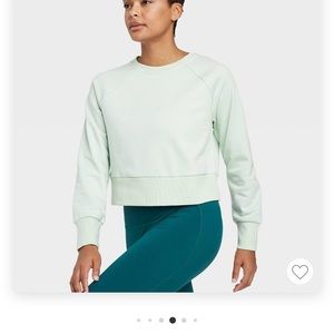 Womens Baja cropped sweatshirt
